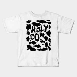 Holy Cow Print Kids T-Shirt